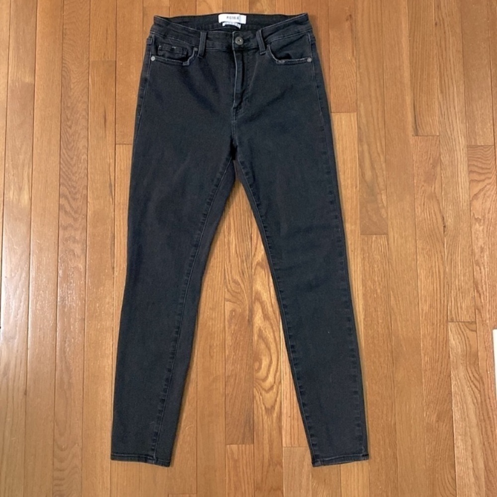 Pistola Black Mid-Rise 10" Skinny Jeans Size 28 Style P6632BEM-MID Revolve - Picture 3 of 8